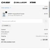 VONRHE coupon verification screenshot