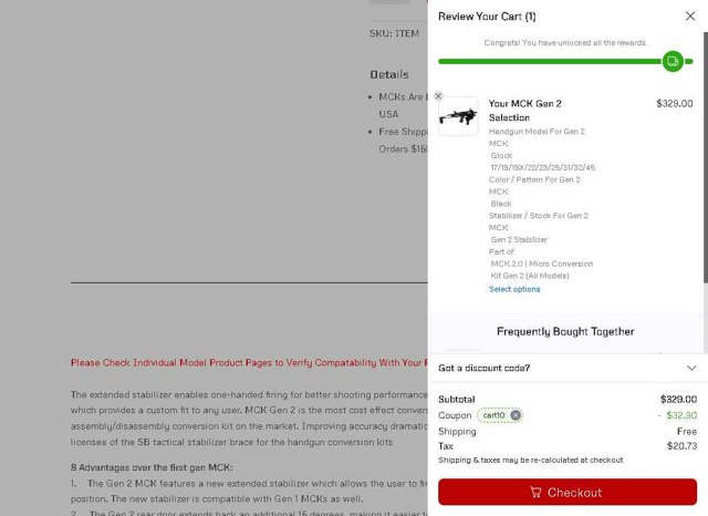 CAA USA checkout page showing CAA USA coupon code box | Screenshot taken by SimplyCodes community member on Aug 24, 2025