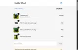 Caddie Wheel coupon verification screenshot