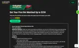 CSB250BM coupon verification screenshot