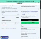 CakeSafe coupon verification screenshot