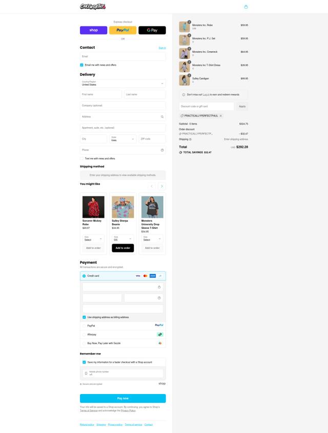 Cakeworthy checkout page showing Cakeworthy discount code box | Screenshot taken by SimplyCodes community member on Sep 12, 2025