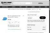 NHL49FS coupon verification screenshot