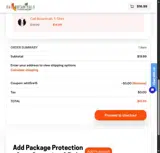 Cali Botanicals coupon verification screenshot