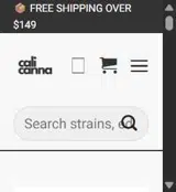 Cali Canna coupon verification screenshot