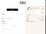 CaliConnected coupon verification screenshot