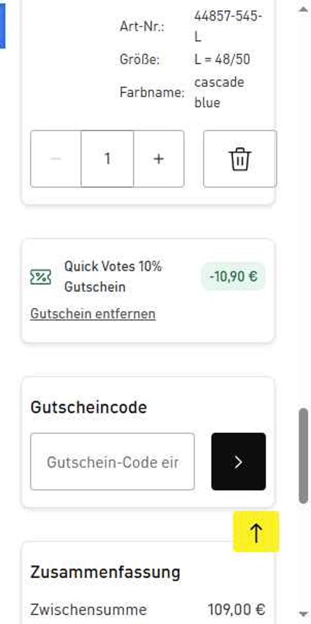 Calida checkout page showing Calida promo code box | Screenshot taken by SimplyCodes community member on Jul 29, 2025