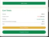 TOP10 coupon verification screenshot