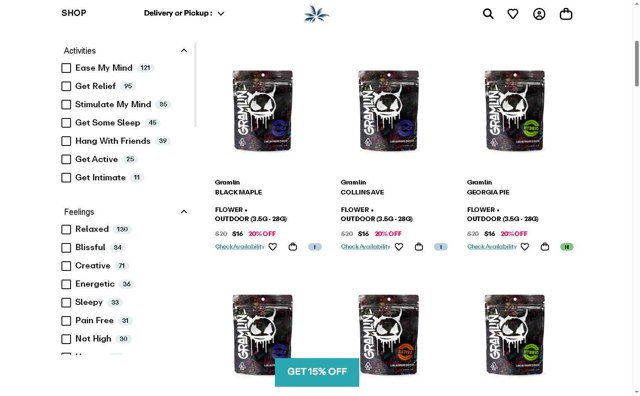 Caliva checkout page showing Caliva promo code box | Screenshot taken by SimplyCodes community member on May 29, 2025