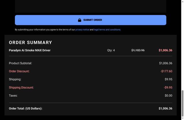 Callaway Golf Preowned UK checkout page showing Callaway Golf Preowned UK promo code box | Screenshot taken by SimplyCodes community member on Jun 29, 2025