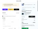 Callixe coupon verification screenshot