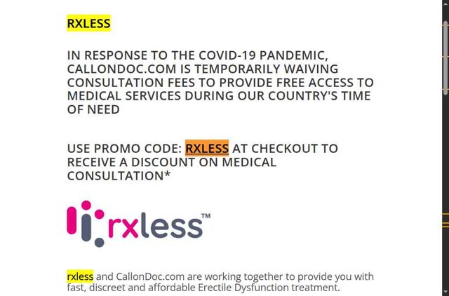 CallonDoc checkout page showing CallonDoc promo code box | Screenshot taken by SimplyCodes community member on Apr 2, 2025