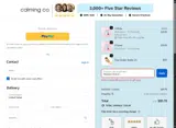 Calming Co. coupon verification screenshot