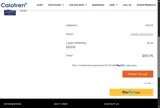 Calotren coupon verification screenshot