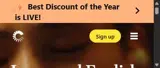 Cambly coupon verification screenshot