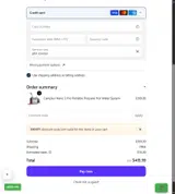 Camplux coupon verification screenshot