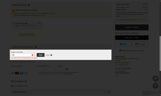 CampSaver checkout page showing CampSaver coupon code box | Screenshot taken by SimplyCodes community member on Aug 25, 2025