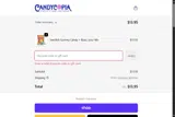 Candycopia coupon verification screenshot