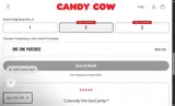 Candy Cow Jerky coupon verification screenshot