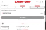 Candy Cow Jerky coupon verification screenshot