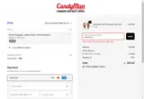 CandyMan Fashion coupon verification screenshot