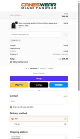 CanesWear coupon verification screenshot