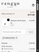Canggu Home coupon verification screenshot