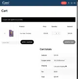WKND coupon verification screenshot