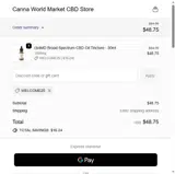 WELCOME25 coupon verification screenshot