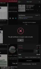 MAD15 coupon verification screenshot