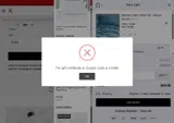 SECRET18 coupon verification screenshot
