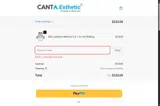 Canta Esthetic coupon verification screenshot