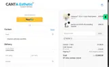 Canta Esthetic coupon verification screenshot