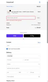 CanyonLeaf coupon verification screenshot