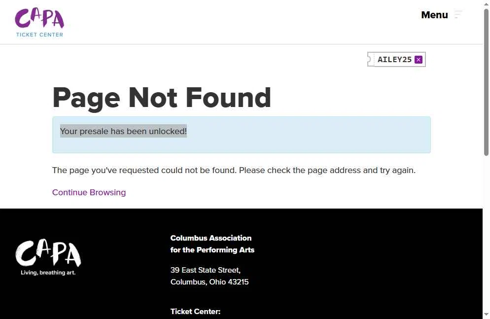 CAPA checkout page showing CAPA promo code box | Screenshot taken by SimplyCodes community member on Nov 18, 2025