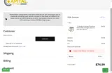 Capital Cartridge coupon verification screenshot