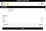 Capital Cartridge coupon verification screenshot