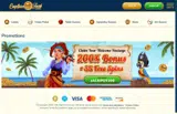 Captain Jack Casino coupon verification screenshot