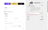 Carbon 6 Rings coupon verification screenshot