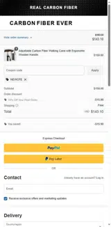 NEWCFE coupon verification screenshot