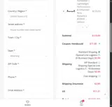 Carbon Handlebar coupon verification screenshot