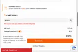 MOM20 coupon verification screenshot
