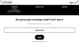 welcome10 coupon verification screenshot