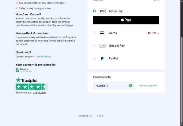 Career.io checkout page showing Career.io promo code box | Screenshot taken by SimplyCodes community member on Aug 8, 2025