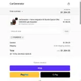 CarGenerator coupon verification screenshot