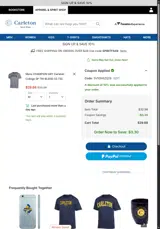 Carleton Knights coupon verification screenshot