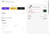 WELCOME10 coupon verification screenshot