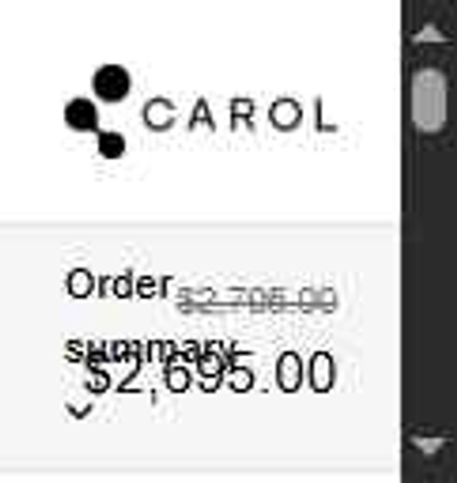 CAROL Bike checkout page showing CAROL Bike discount code box | Screenshot taken by SimplyCodes community member on Aug 7, 2025