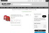Carolina Hurricanes Shop coupon verification screenshot