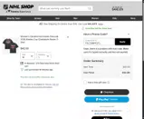 Carolina Hurricanes Shop coupon verification screenshot